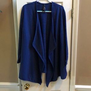 Melissa McCarthy Seven7 Navy Cardigan 2X